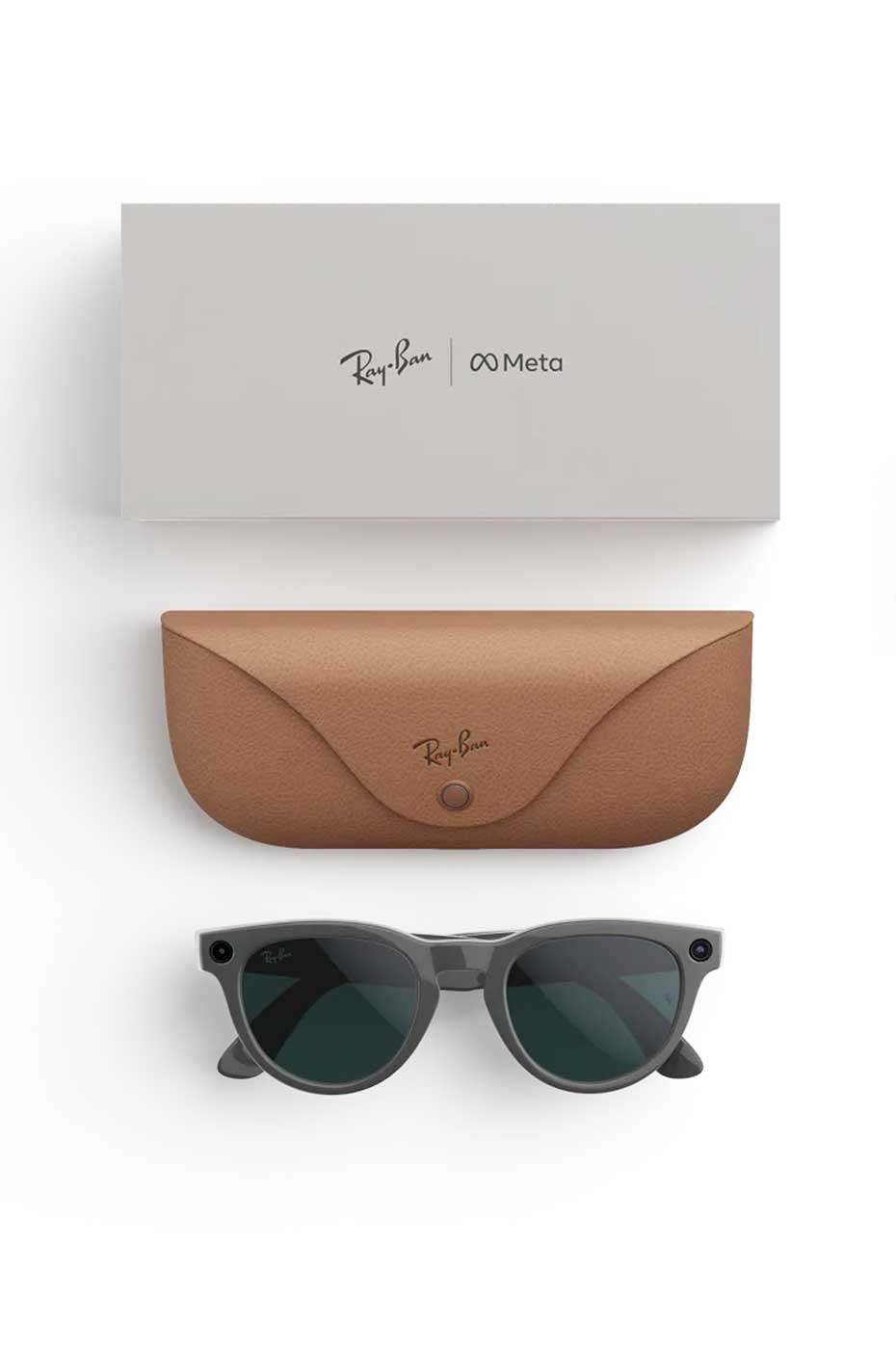 Ray-Ban Meta (Gen 2): Brille mit getönten Gläsern und Etui